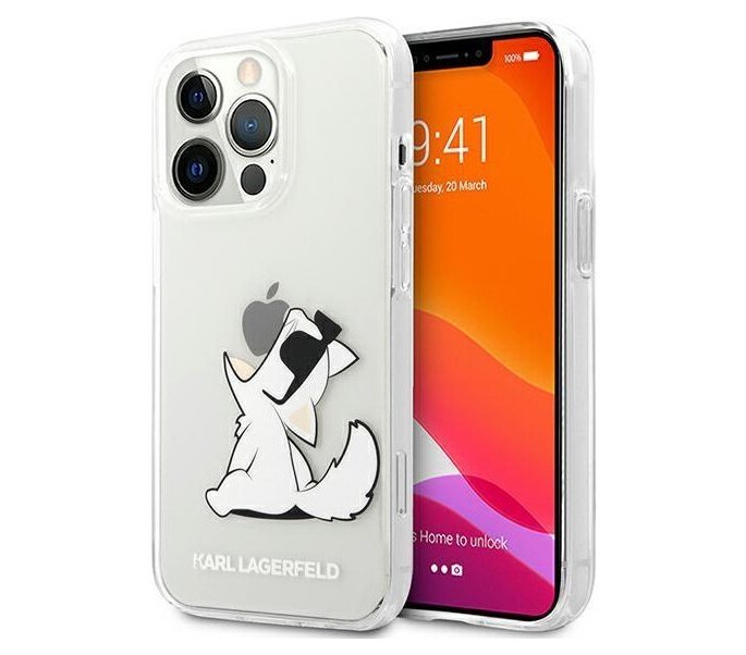 

Чехол CG Mobile Karl Lagerfeld PC/TPU Choupette Fun Hard для iPhone 13 Pro Max, Прозрачный, PC/TPU Choupette Fun