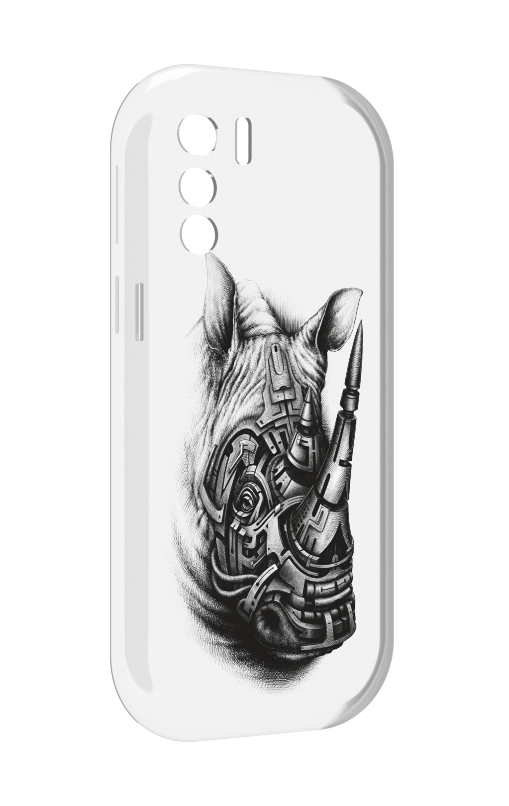 

Чехол MyPads стальной носорог для UleFone Note 13P, Прозрачный, Tocco