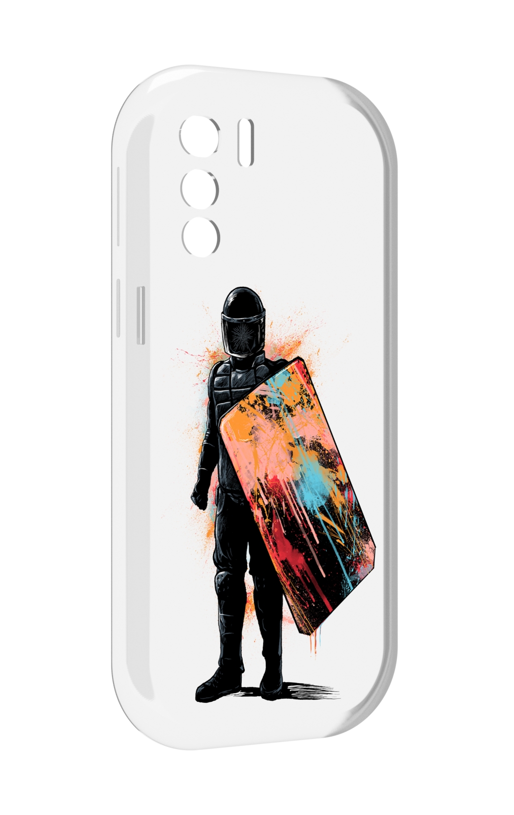 

Чехол MyPads солдат с красочным щитом для UleFone Note 13P, Прозрачный, Tocco