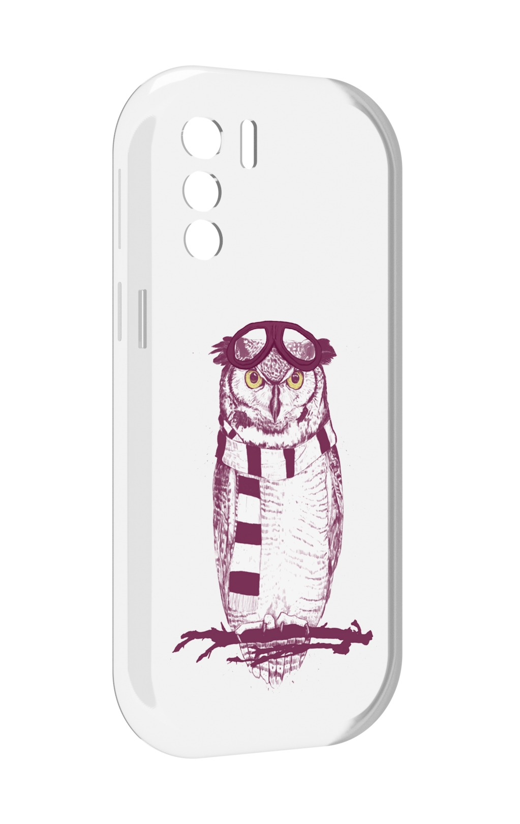 

Чехол MyPads сова-летчик для UleFone Note 13P, Прозрачный, Tocco