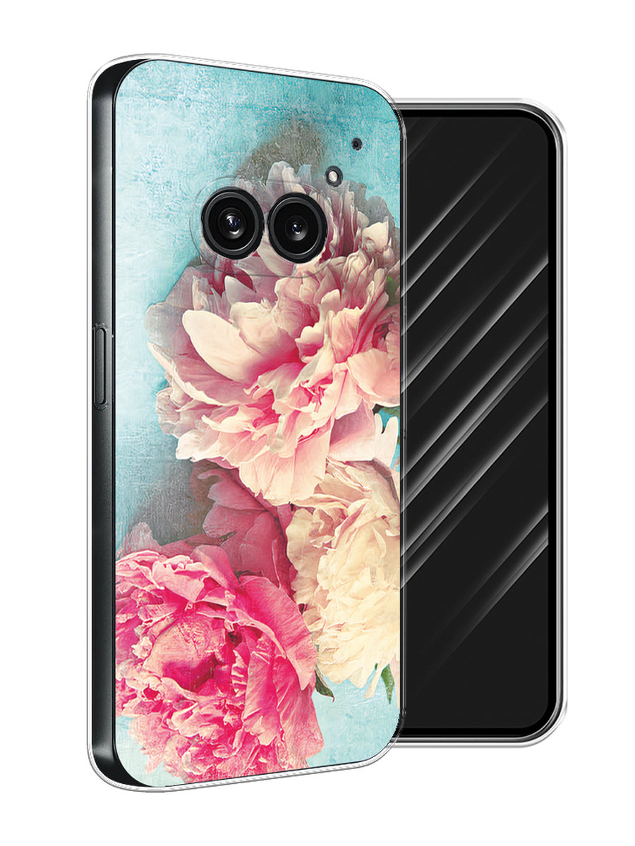 

Чехол Awog на Nothing Phone 2a "Пионы new", Бирюзовый, 3300350-1