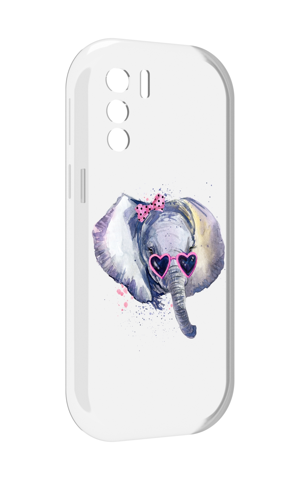 

Чехол MyPads слоник в очках для UleFone Note 13P, Прозрачный, Tocco