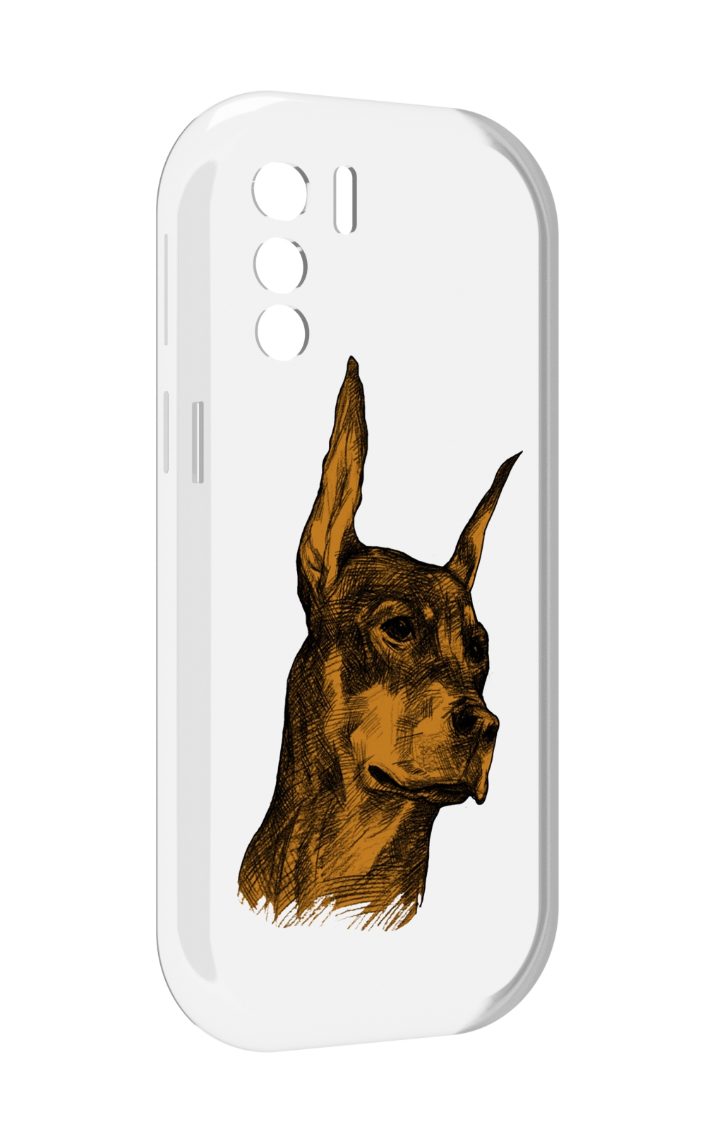

Чехол MyPads скетч доберман для UleFone Note 13P, Прозрачный, Tocco