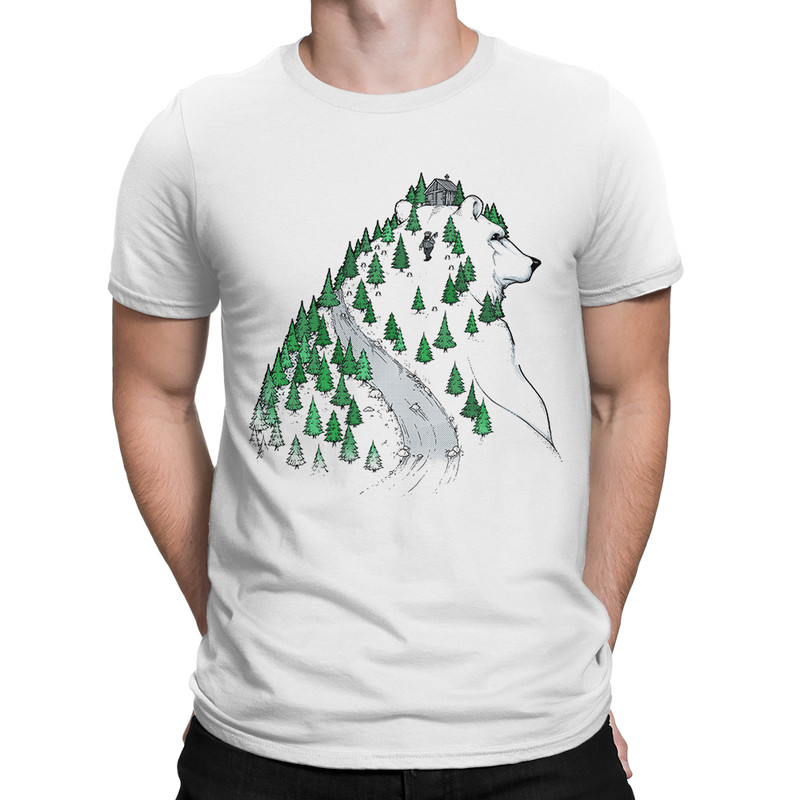 

Футболка мужская Dream Shirts Медведь в Лесу белая 3XL, Белый, Медведь в Лесу