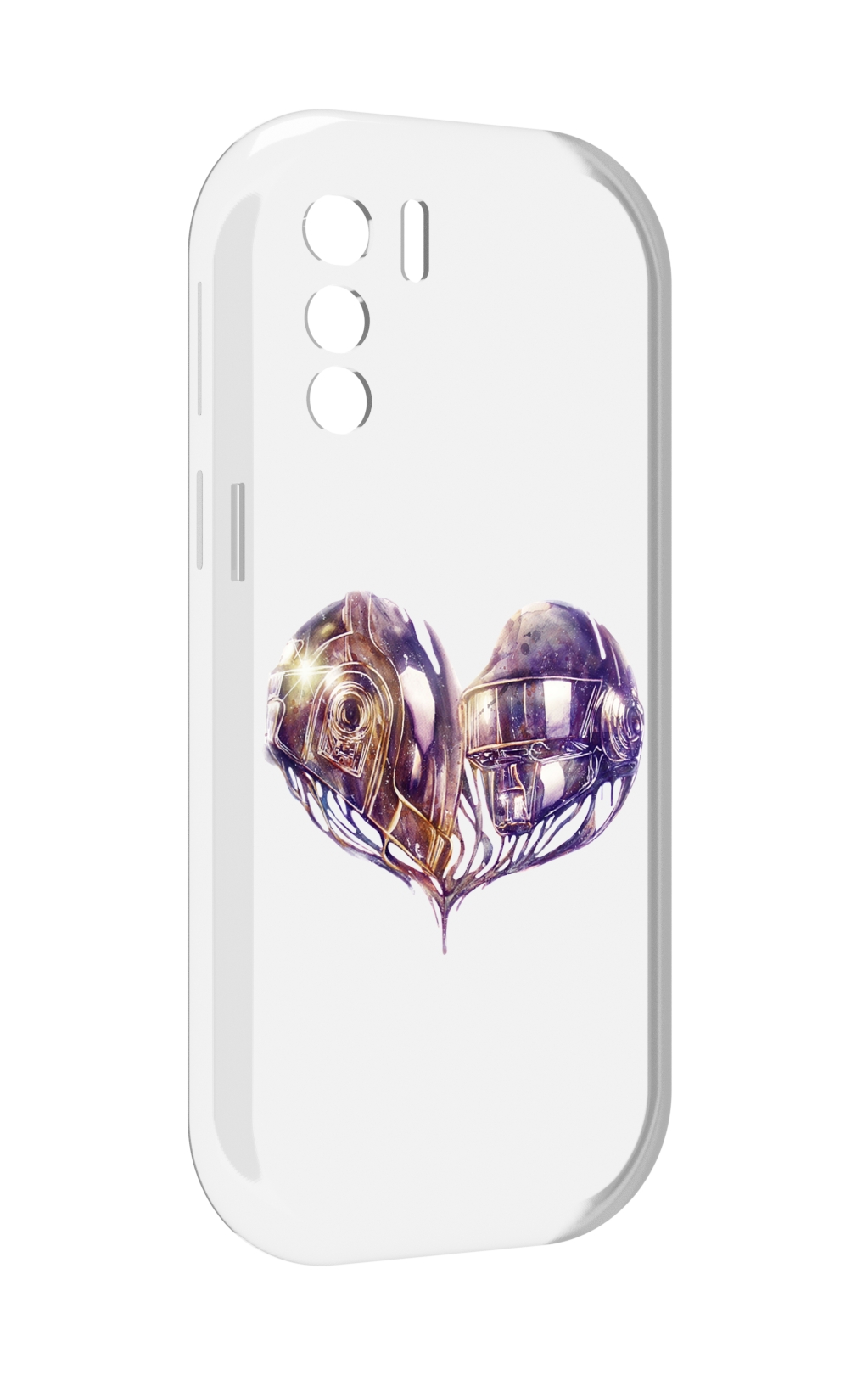 

Чехол MyPads сердце абстракция для UleFone Note 13P, Прозрачный, Tocco