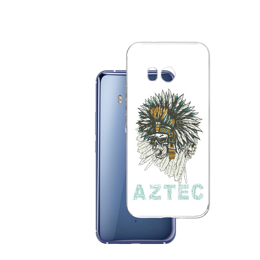 

Чехол MyPads Tocco для HTC U11 скелет индеец, Прозрачный, Tocco