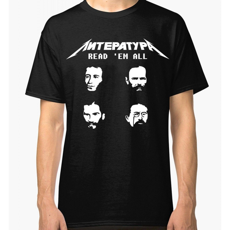 фото Футболка мужская литература dream shirts черная 3xl