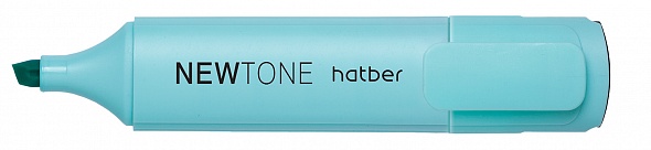 Текстовыделитель Hatber Newtone Pastel клиновидный бирюзовый