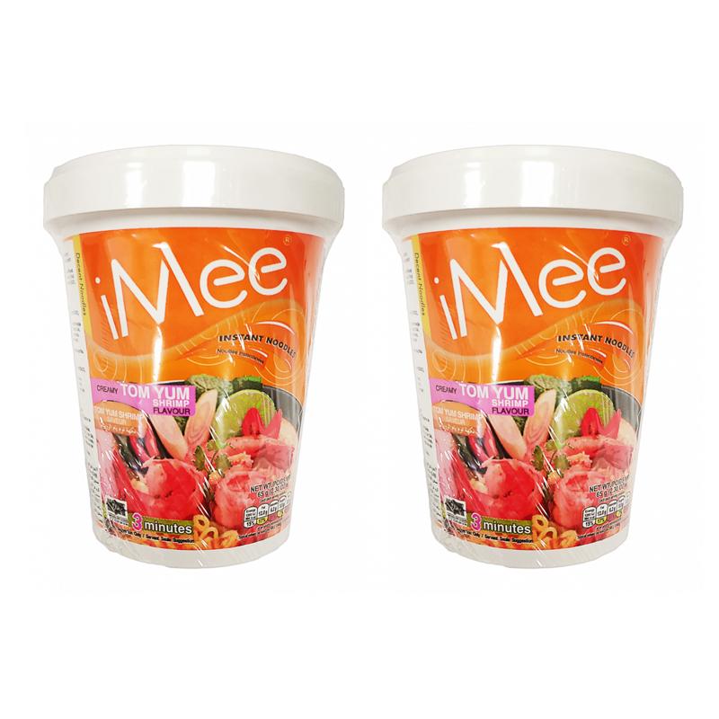 

Лапша быстрого приготовления том ям с креветками I Mee, 2 шт. по 65 г