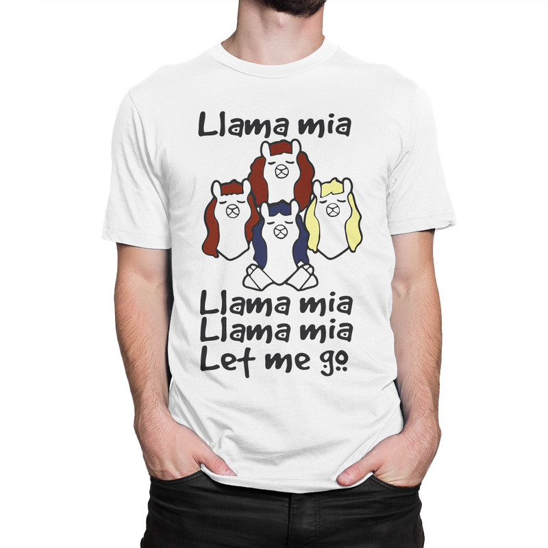 

Футболка мужская Dream Shirts Лама Мия - Богемская Рапсодия белая L, Белый, Лама Мия - Богемская Рапсодия