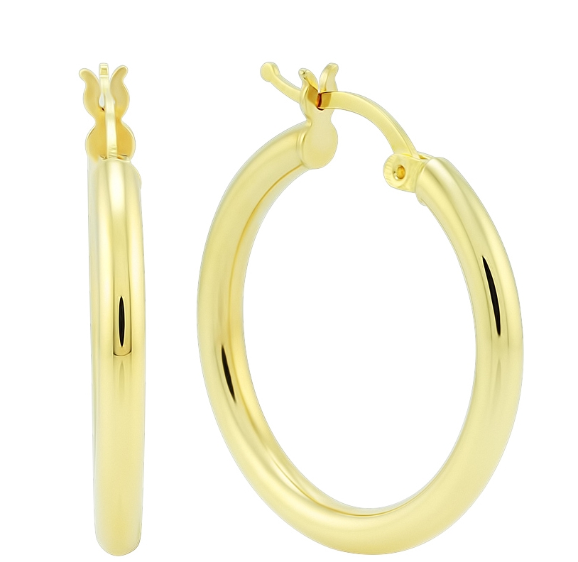 

Серьги конго из желтого золота MOSTAR JEWELLERY KPM008-25, KPM008-25