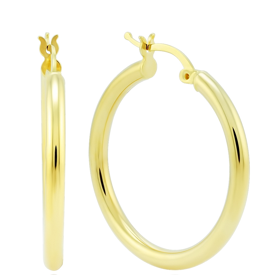 

Серьги конго из желтого золота MOSTAR JEWELLERY KPM008-30, KPM008-30