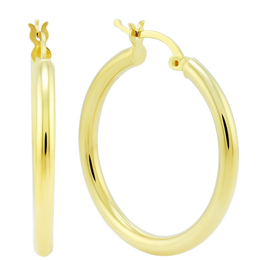 

Серьги конго из желтого золота MOSTAR JEWELLERY KPM008-35, KPM008-35