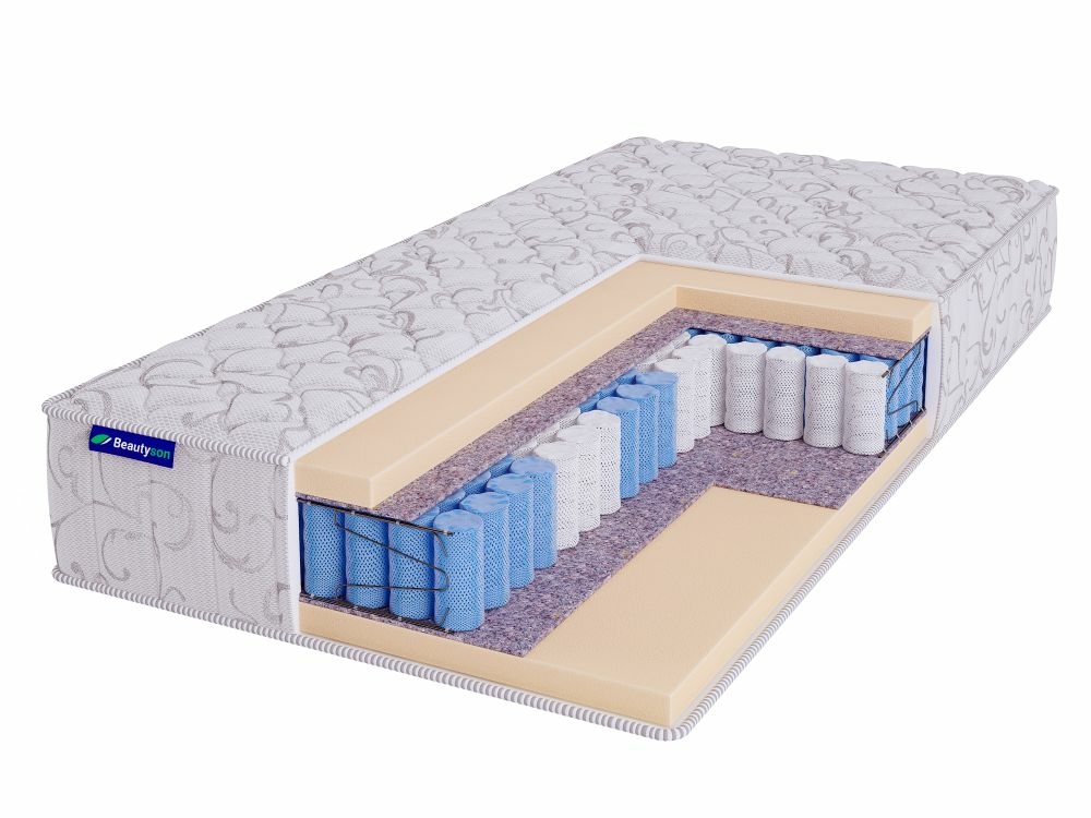 

Матрас Beautyson Hit Ecosoft TFK+ 80х200, Бежевый;белый;серый;серебристый, Hit Ecosoft TFK+
