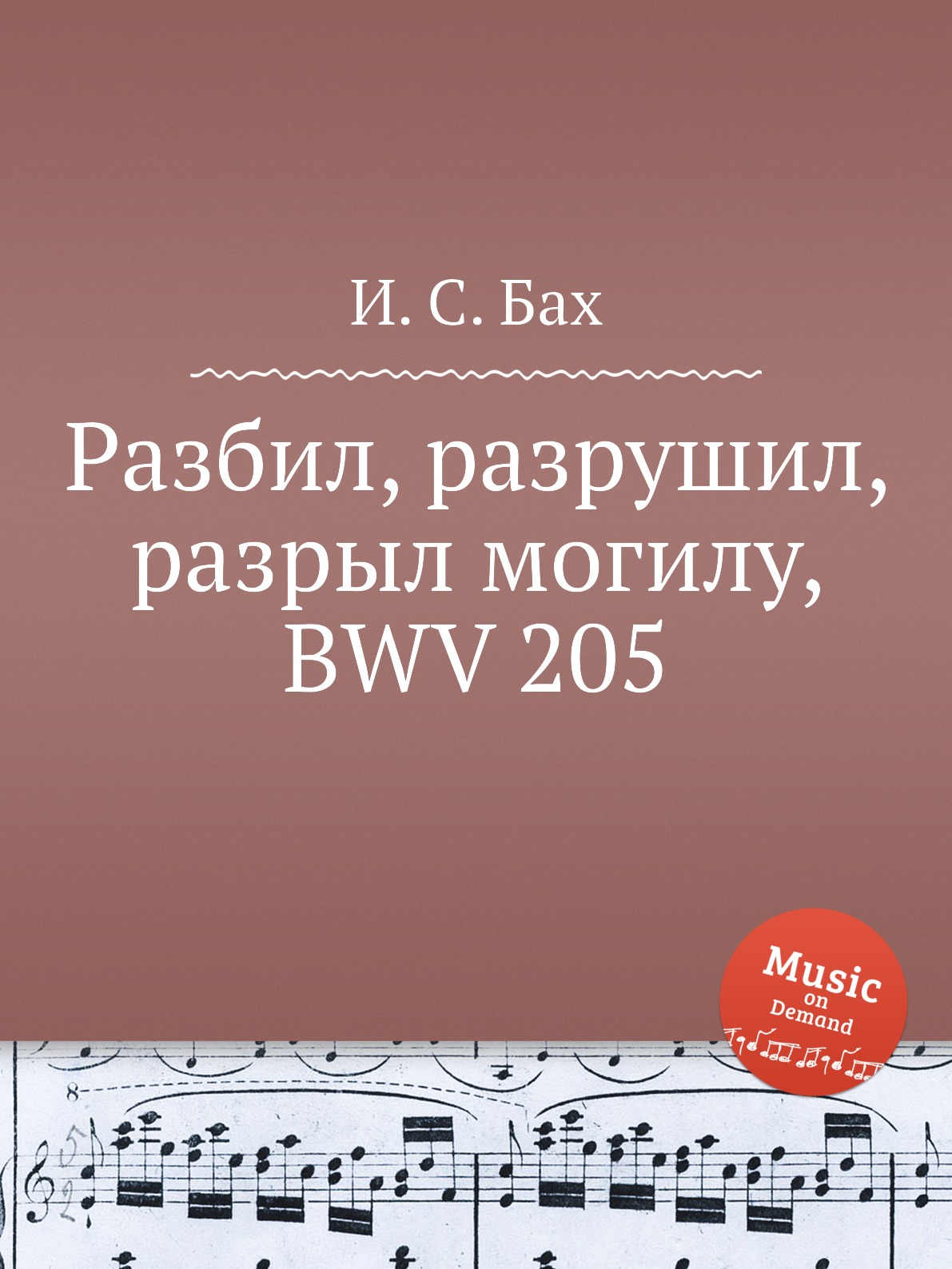 

Книга Разбил, разрушил, разрыл могилу, BWV 205