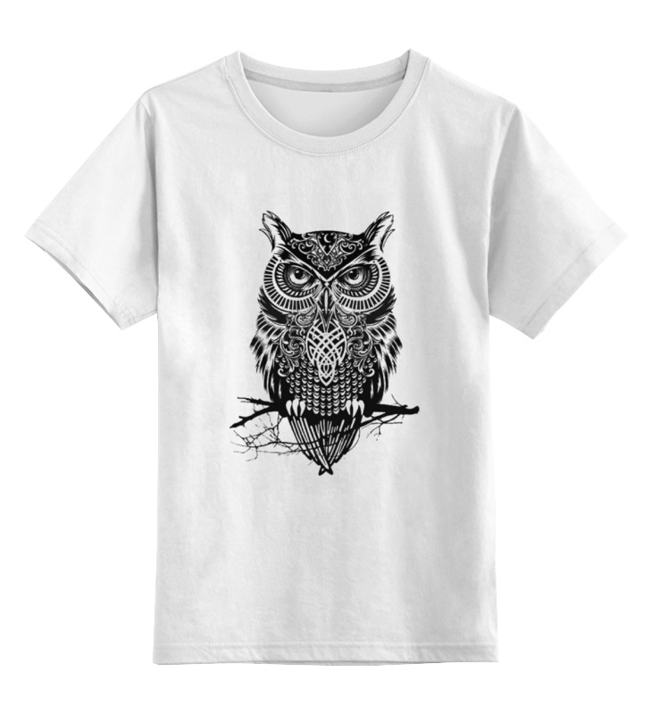 

Детская футболка Printio Оld owl цв.белый р.140, 0000000735148