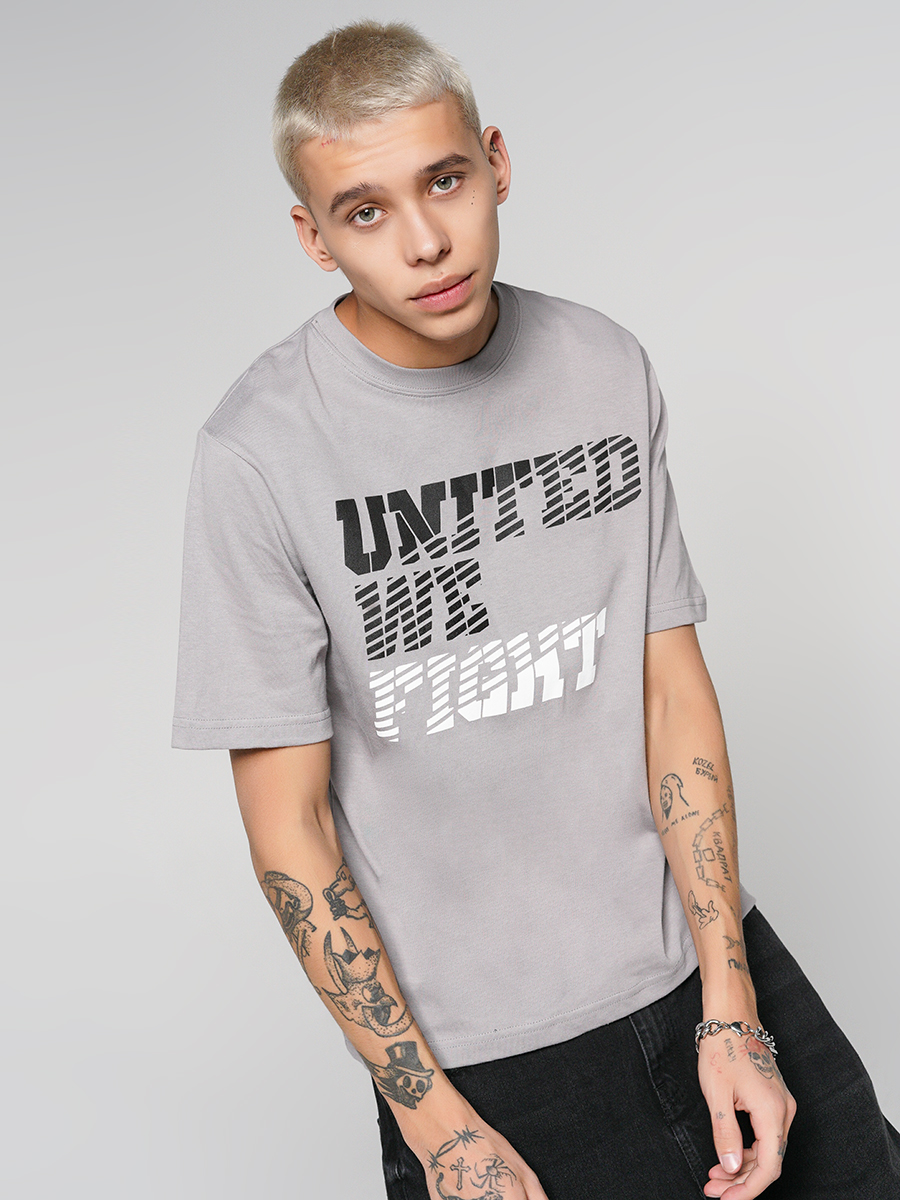 

Футболка мужская ТВОЕ 85344 серая XXL, 85344