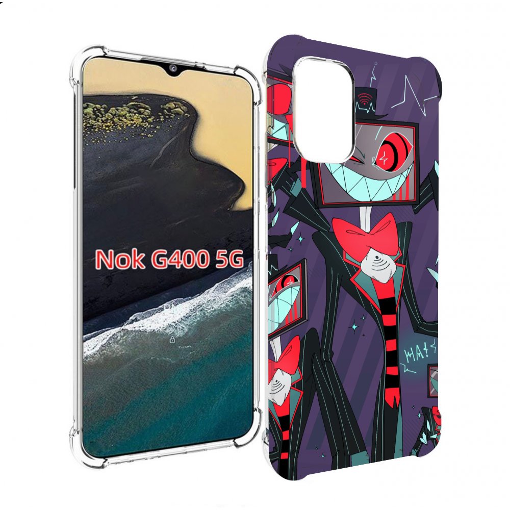 

Чехол MyPads hazbin hotel для Nokia G400 5G, Прозрачный, Tocco
