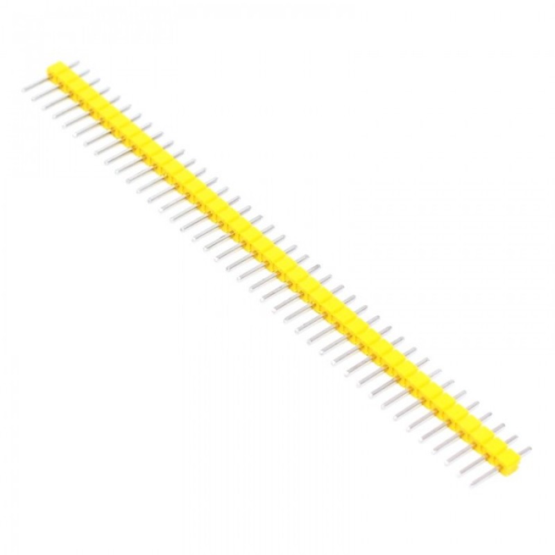 

Вилка штыревая PLS-40 DS1021-1x40, прямая желтая