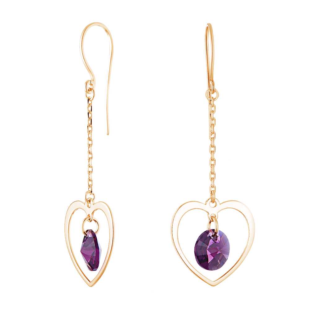 

Серьги из серебра со swarovski ЮВЕЛИР КАРАТ 2129478/91п