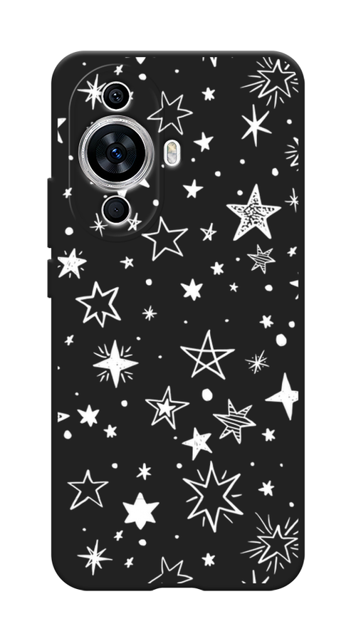 

Чехол Awog на Huawei Nova 11/Nova 12S "Звездочки графика белая", Прозрачный;белый, 6124252-1