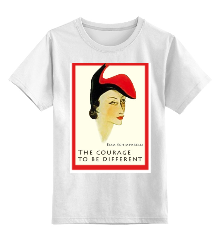 

Детская футболка Printio Elsa schiaparelli цв.белый р.140, 0000000732796
