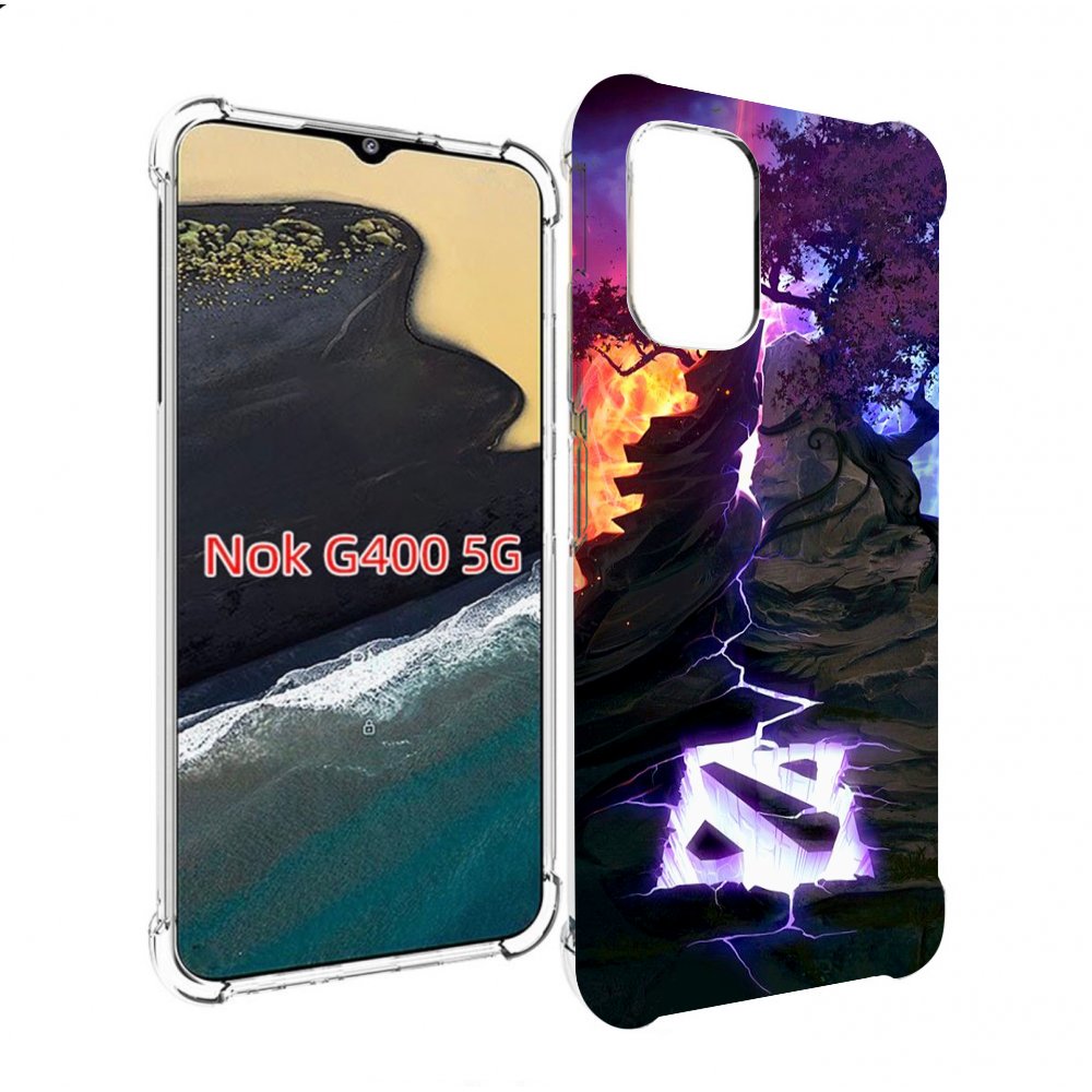 

Чехол MyPads dota 2 логотип для Nokia G400 5G, Прозрачный, Tocco