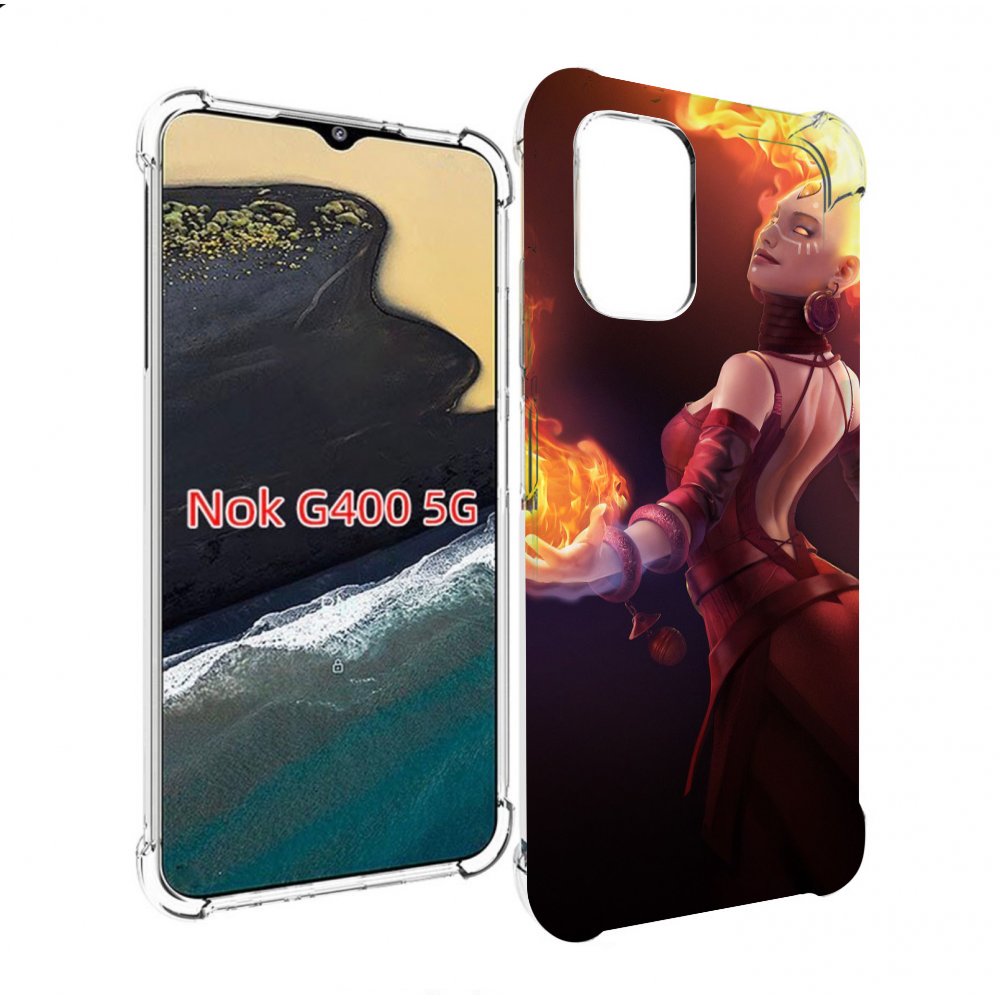 

Чехол MyPads dota 2 Lina для Nokia G400 5G, Прозрачный, Tocco