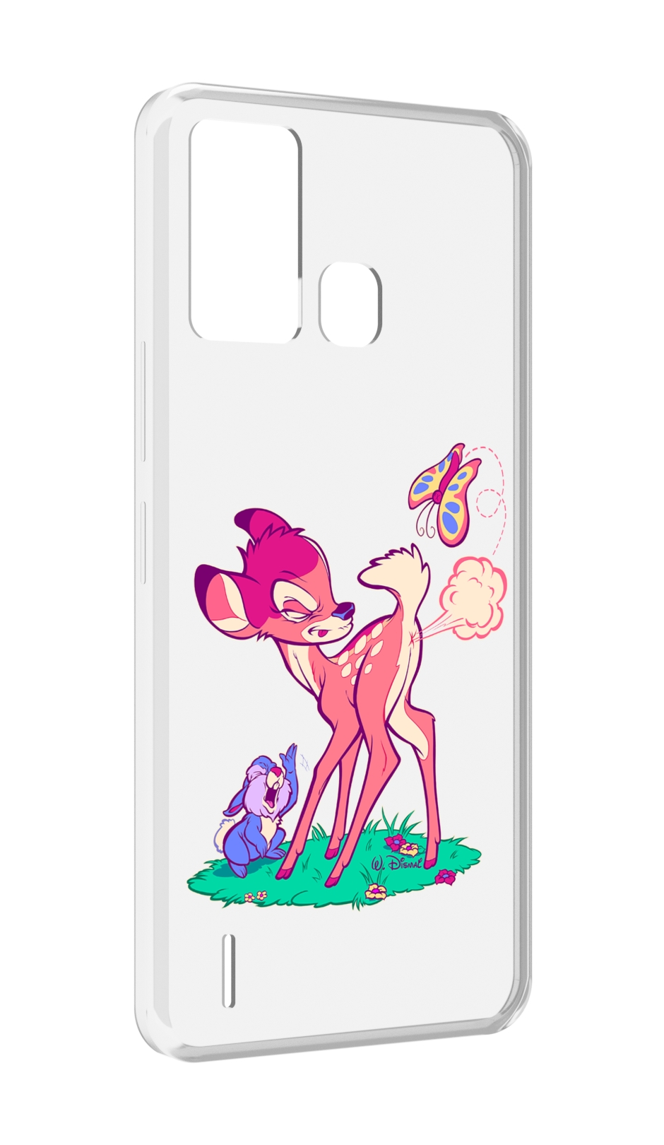 

Чехол MyPads смешной олененок для ITEL S16 / ITEL Vision 1 Pro, Прозрачный, Tocco