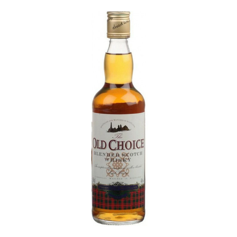 

Виски The Old Choice Blended купажированный 40% 0,7 л Франция