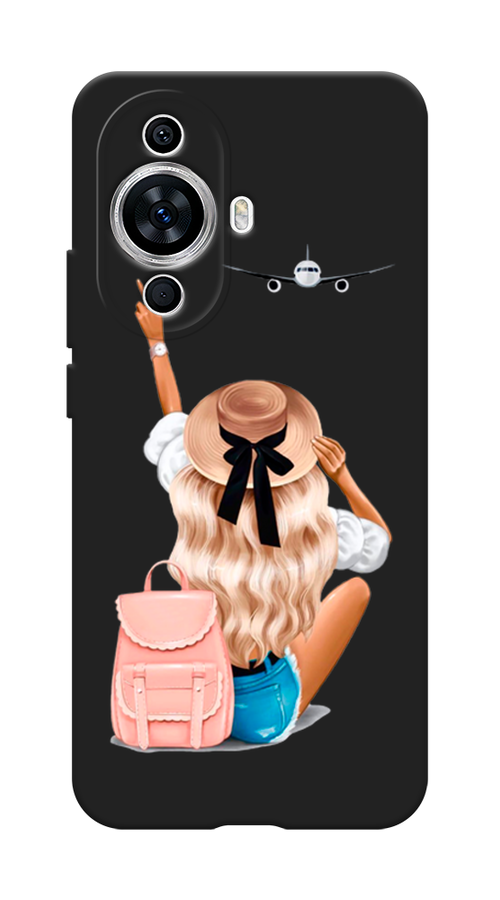 

Чехол Awog на Huawei Nova 11/Nova 12S "Автостопом самолетом", Бежевый;белый, 6124252-1