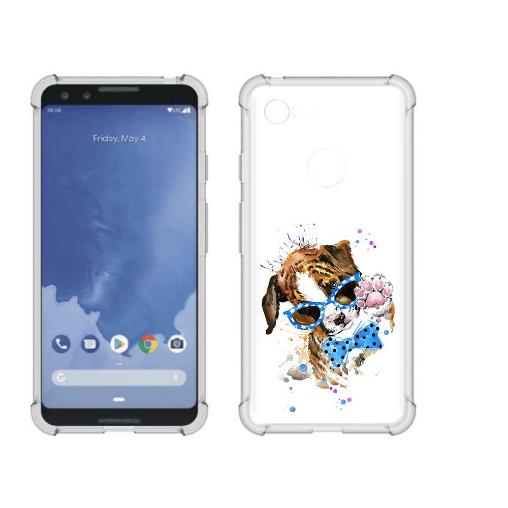 

Чехол MyPads Tocco для Google Pixel 3 лапочка, Прозрачный, Tocco