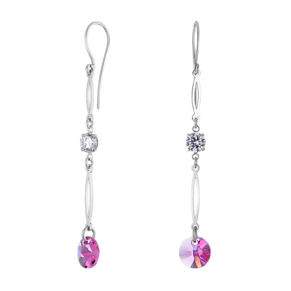 

Серьги из серебра со swarovski ЮВЕЛИР КАРАТ 2129427/91