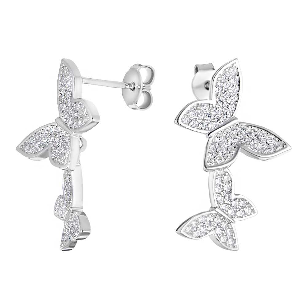 

Серьги из серебра с фианитом ЮВЕЛИР КАРАТ 2129519/9SET15129E