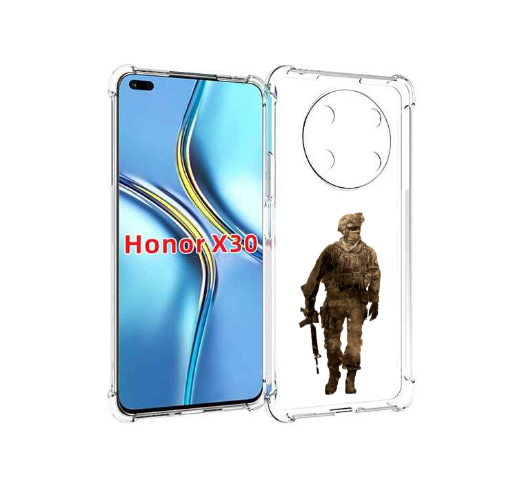 

Чехол MyPads call-of-duty мужской для Honor X30 / Magic4 Lite 5G, Прозрачный, Tocco