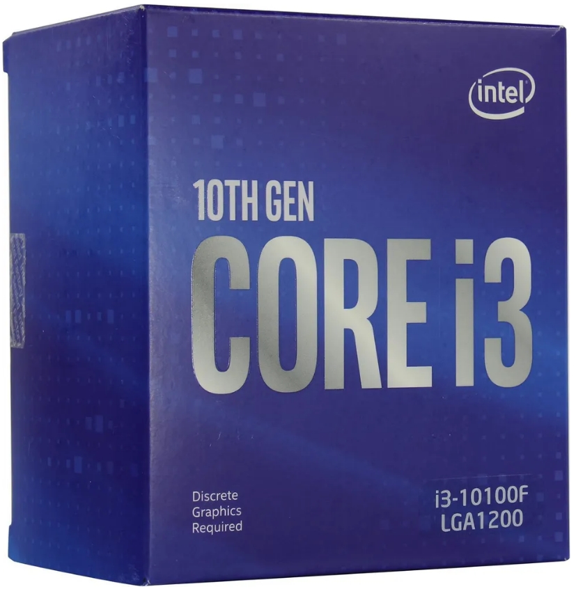 

Процессор Intel Core i3 10100F BOX, Core i3 10100F