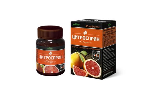 

Цитросприн Парафарм таблетки 40 шт., Цитросприн