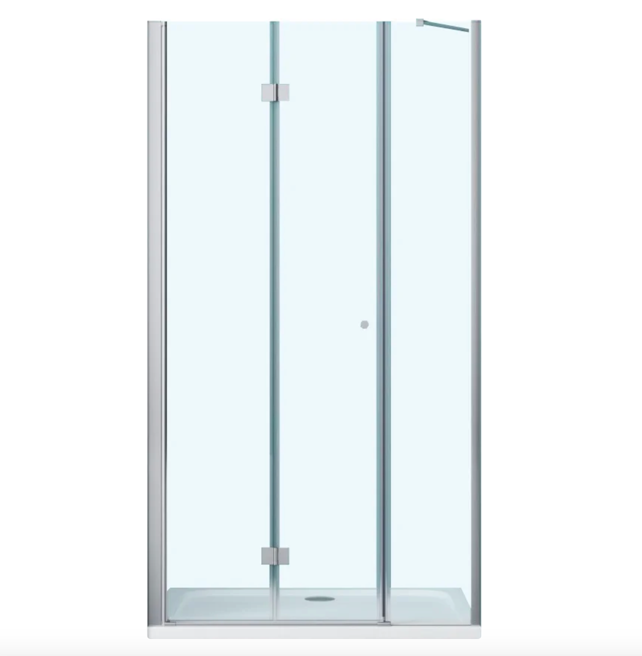 фото Душевая дверь в нишу belbagno albano bs-13-30+80-c-cr albano-bs-13-30+80-c-cr