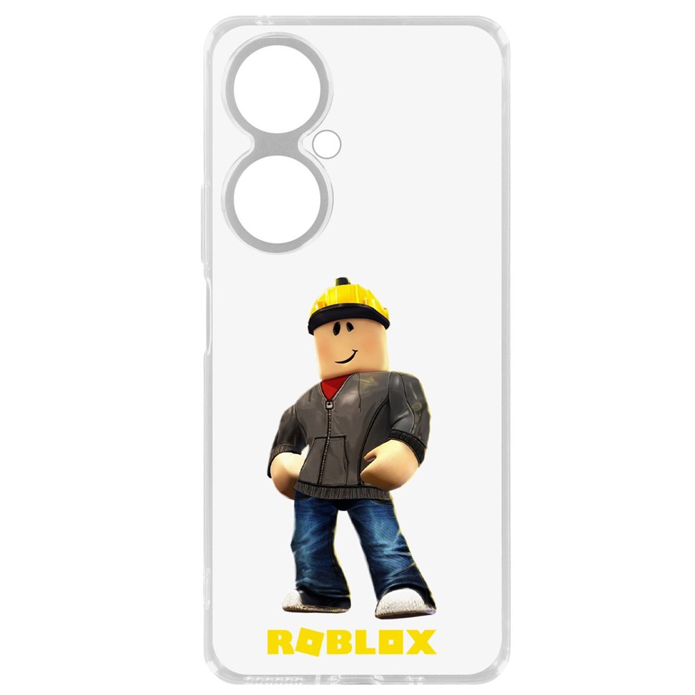 

Чехол-накладка Krutoff Clear Case Roblox-Строитель для Huawei Nova 11i, Прозрачный