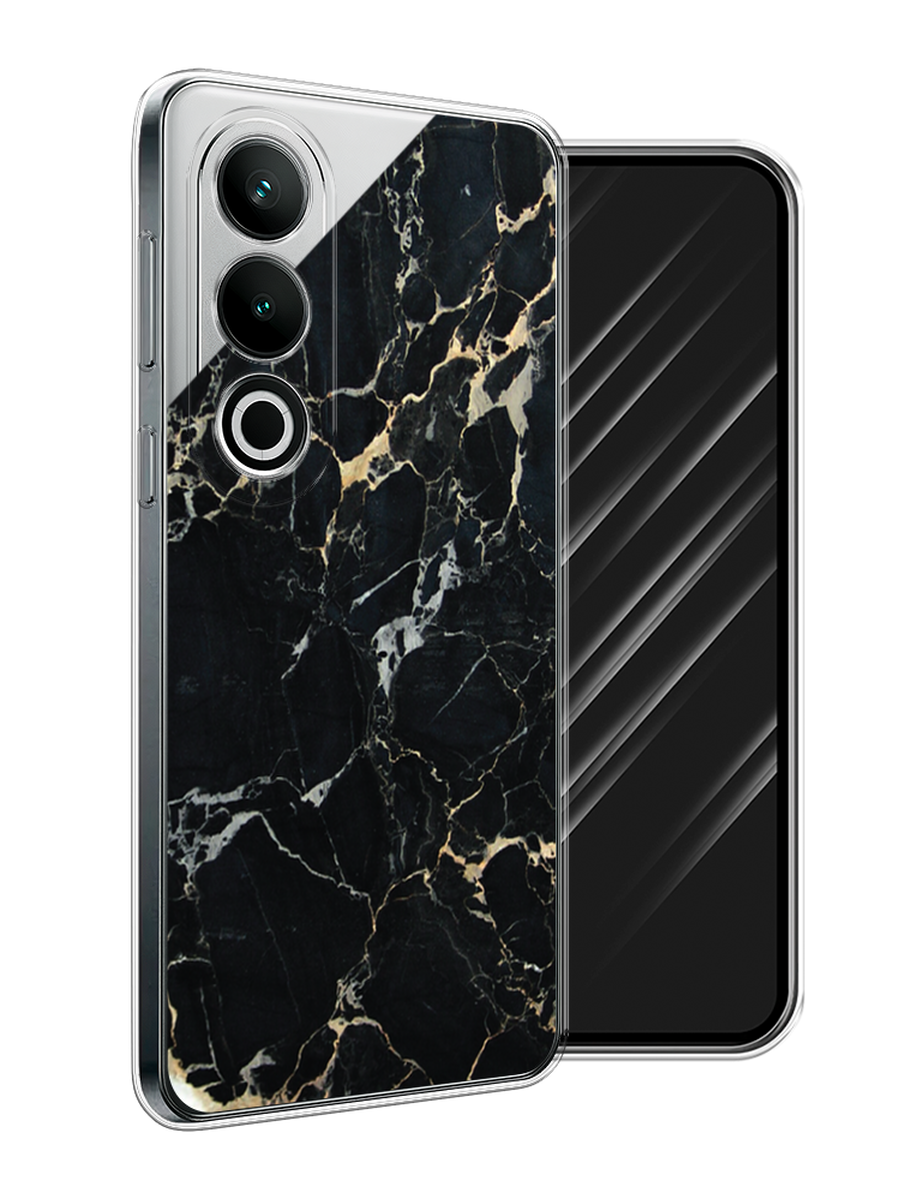 

Чехол Awog на OnePlus Nord CE4 "Черный мрамор уголок", Черный;золотистый, 154750-1
