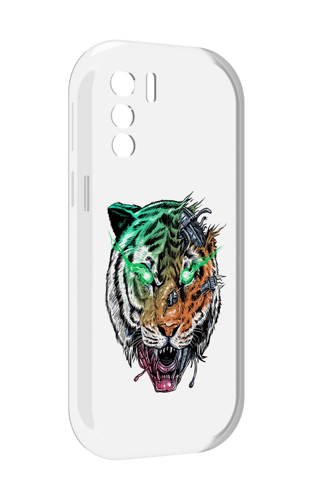 

Чехол MyPads робо-тигр для UleFone Note 13P, Прозрачный, Tocco