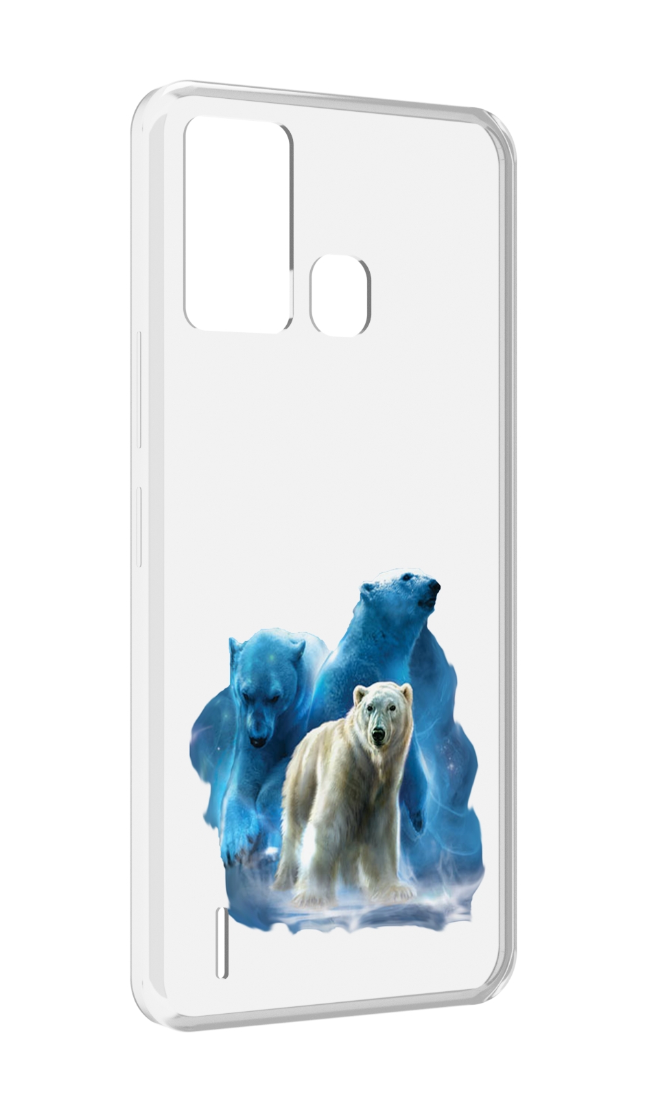 

Чехол MyPads полярный медведь для ITEL S16 / ITEL Vision 1 Pro, Прозрачный, Tocco