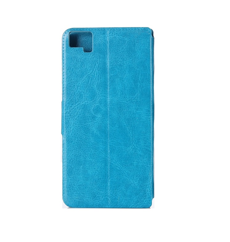 

Чехол-книжка MyPads для BQ Aquaris M5 голубой кожаный, BQ Aquaris M5