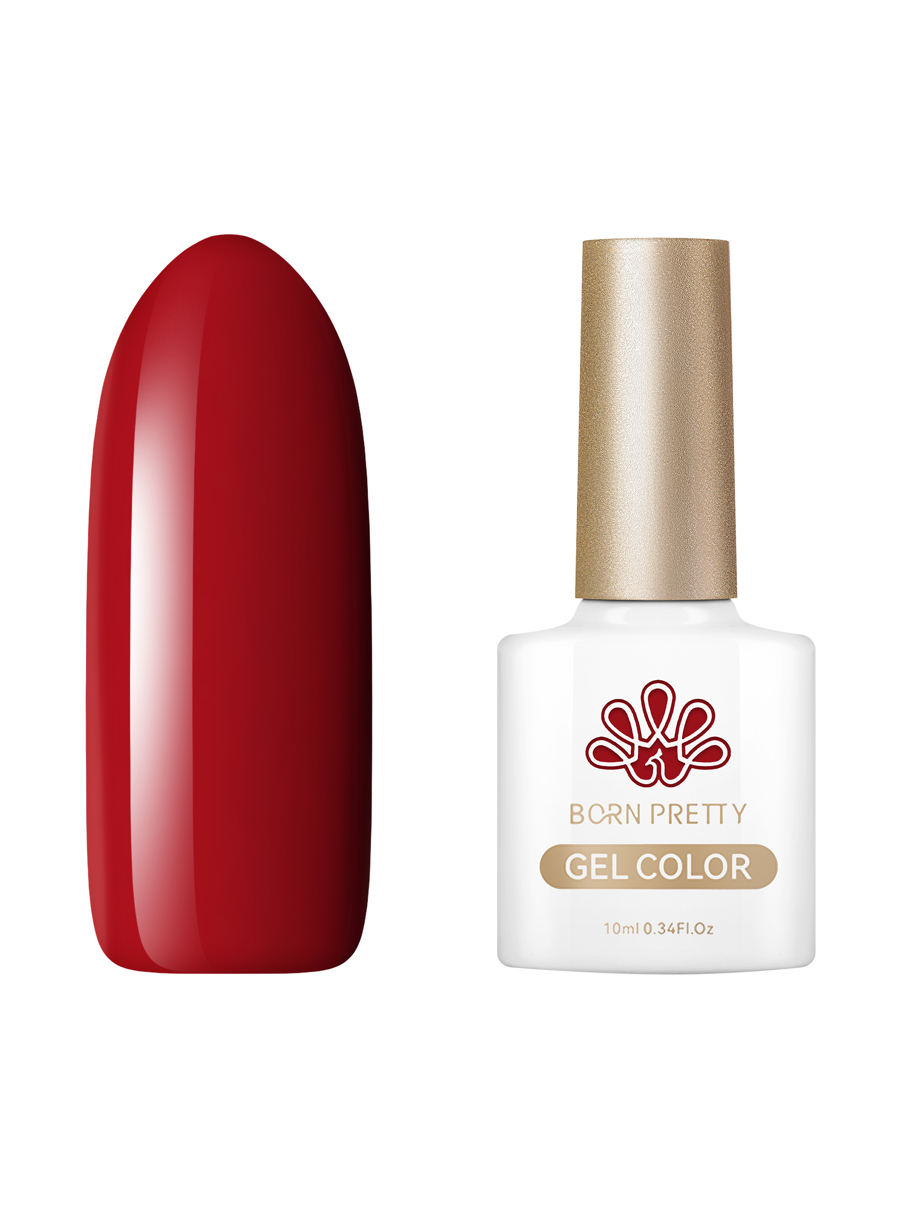 

Гель-лак для ногтей Born Pretty Color gel CG087 10 мл, Красный, Color gel