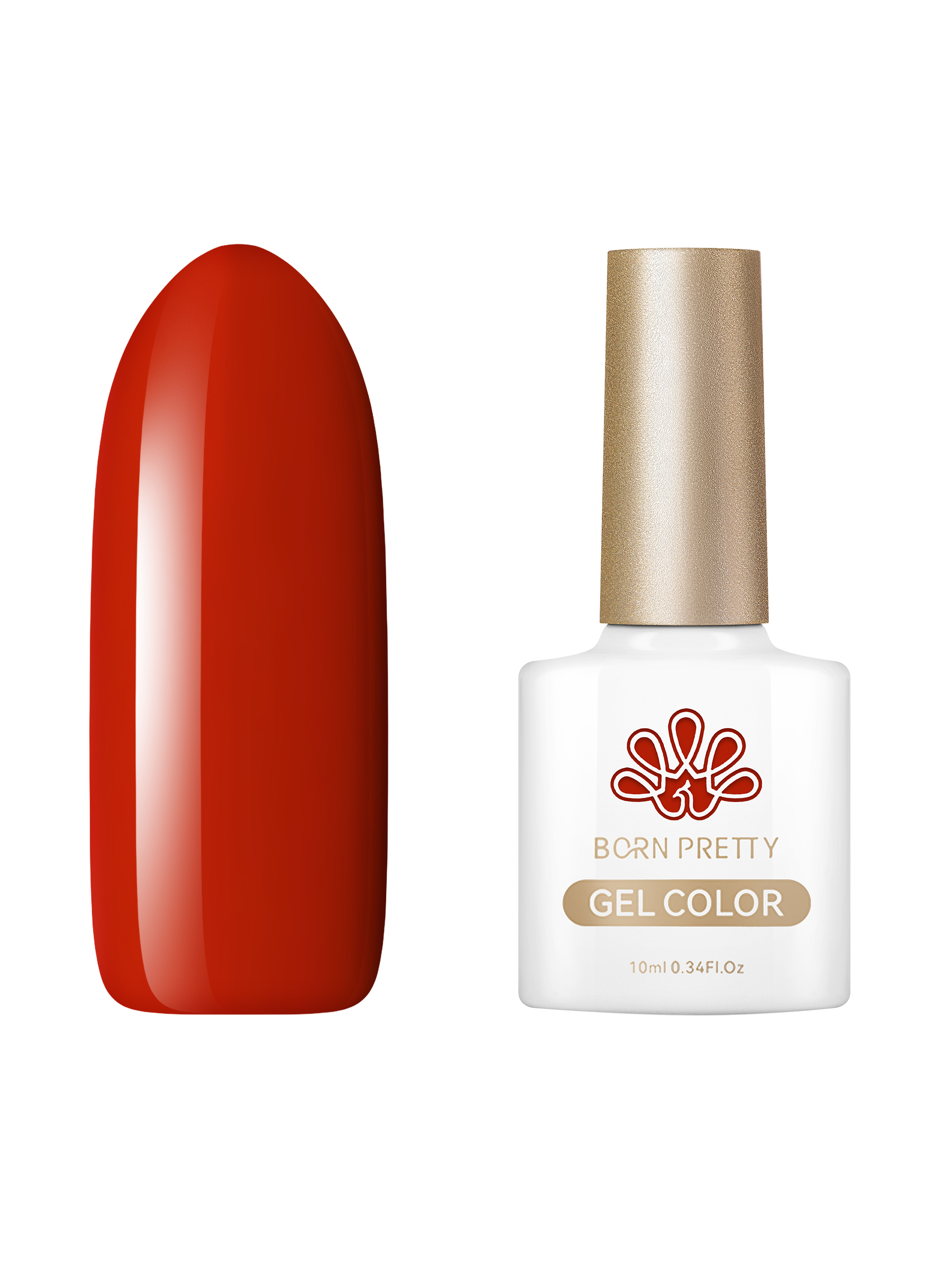 

Гель-лак для ногтей Born Pretty Color gel CG086 10 мл, Красный, Color gel