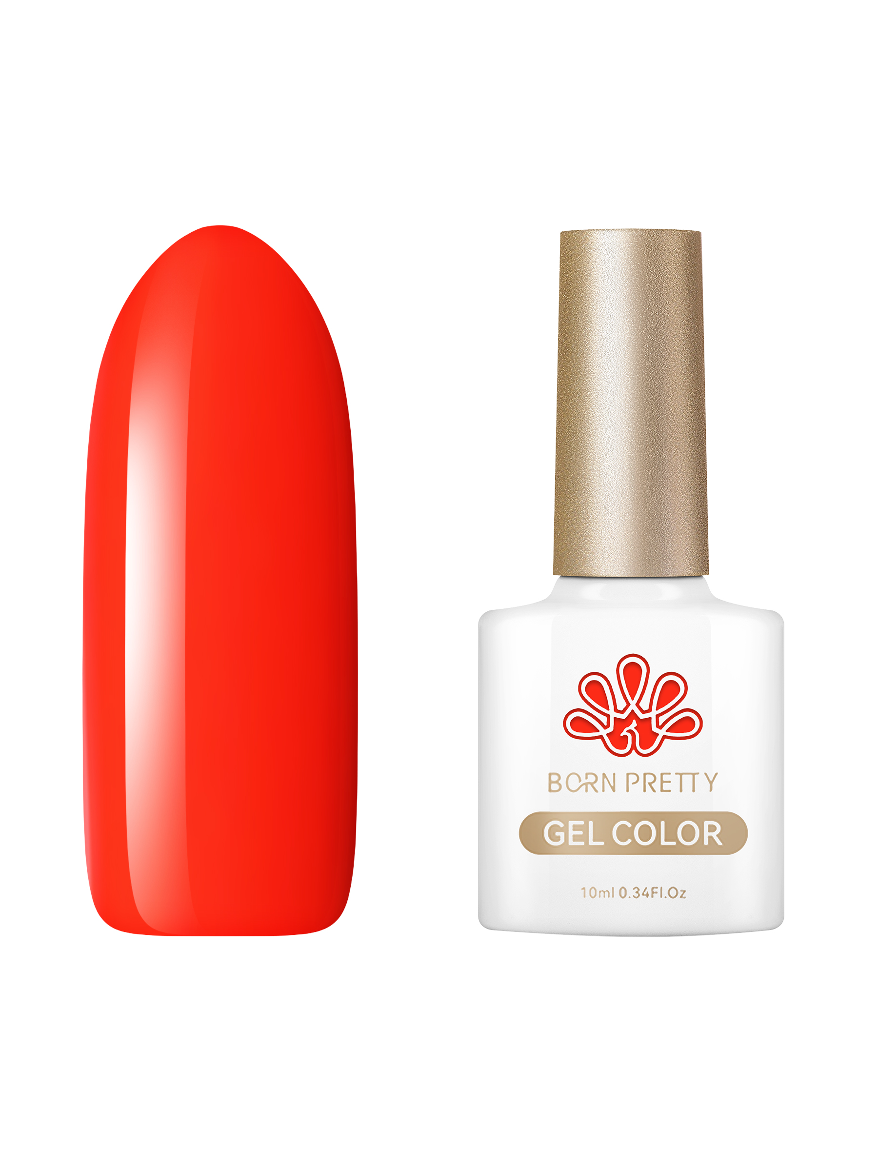 

Гель-лак для ногтей Born Pretty Color gel CG085 10 мл, Красный, Color gel