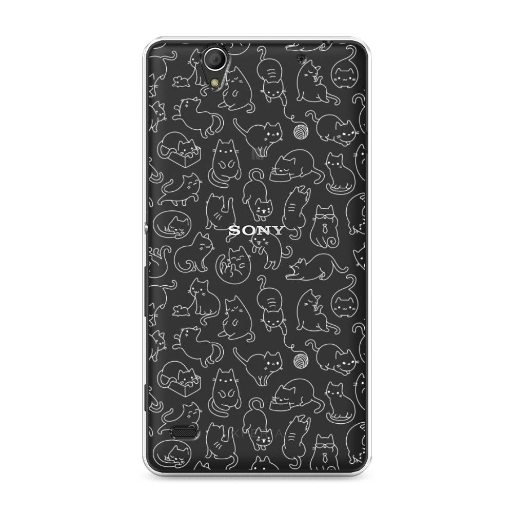 

Чехол Awog на Sony Xperia C4 "Шкодливые котики", Разноцветный, 52650-2
