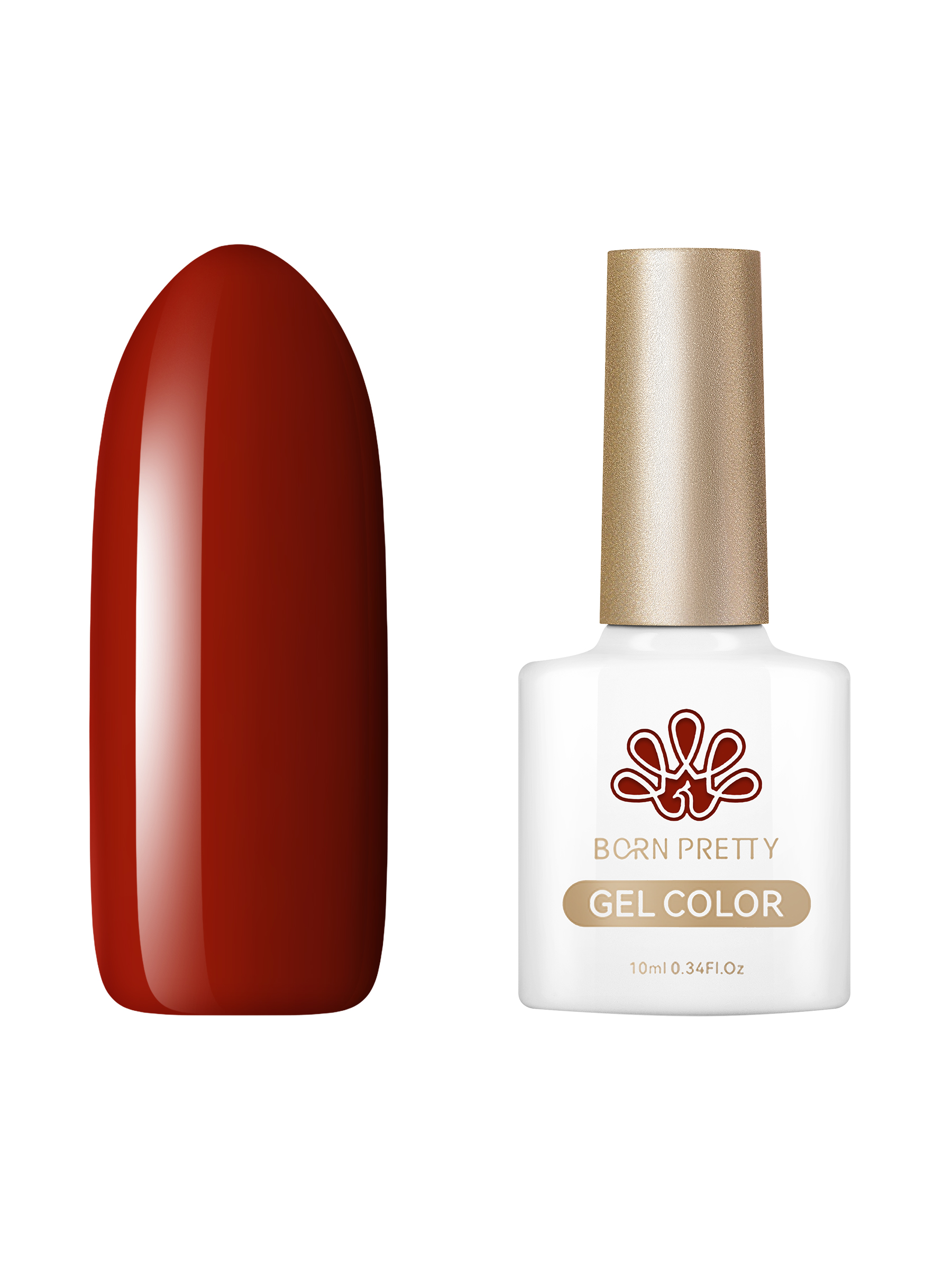 

Гель-лак для ногтей Born Pretty Color gel CG082 10 мл, Красный, Color gel