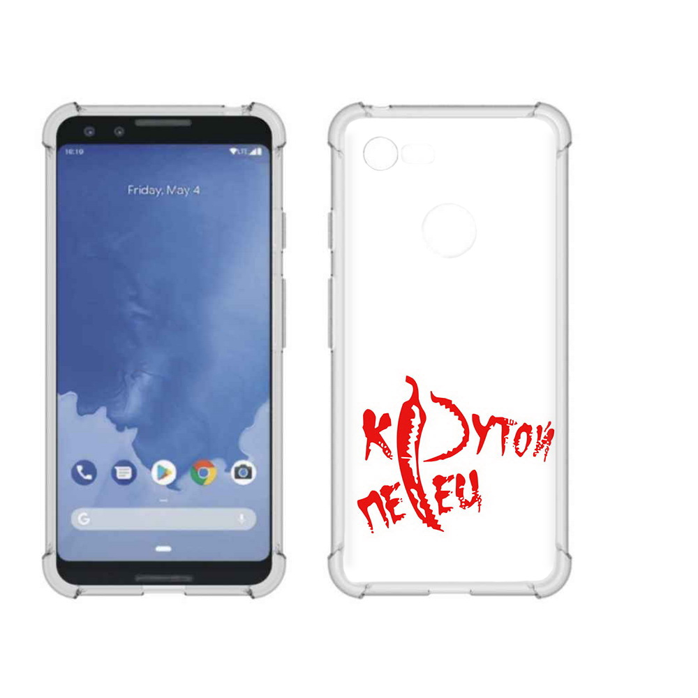 

Чехол MyPads Tocco для Google Pixel 3 крутой перец, Прозрачный, Tocco