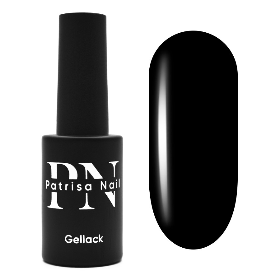 

Однофазный гель-лак Patrisa nail One Step №7001 8 мл, Черный